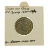 Henry VIII hammered silver groat, second coinage : For further information on this lot please