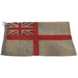 British military Naval Ensign flag, 135cm x 65cm : For further information on this lot please
