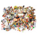 Large collection of vintage and later keyrings including Disney figures, Magic Roundabout, The