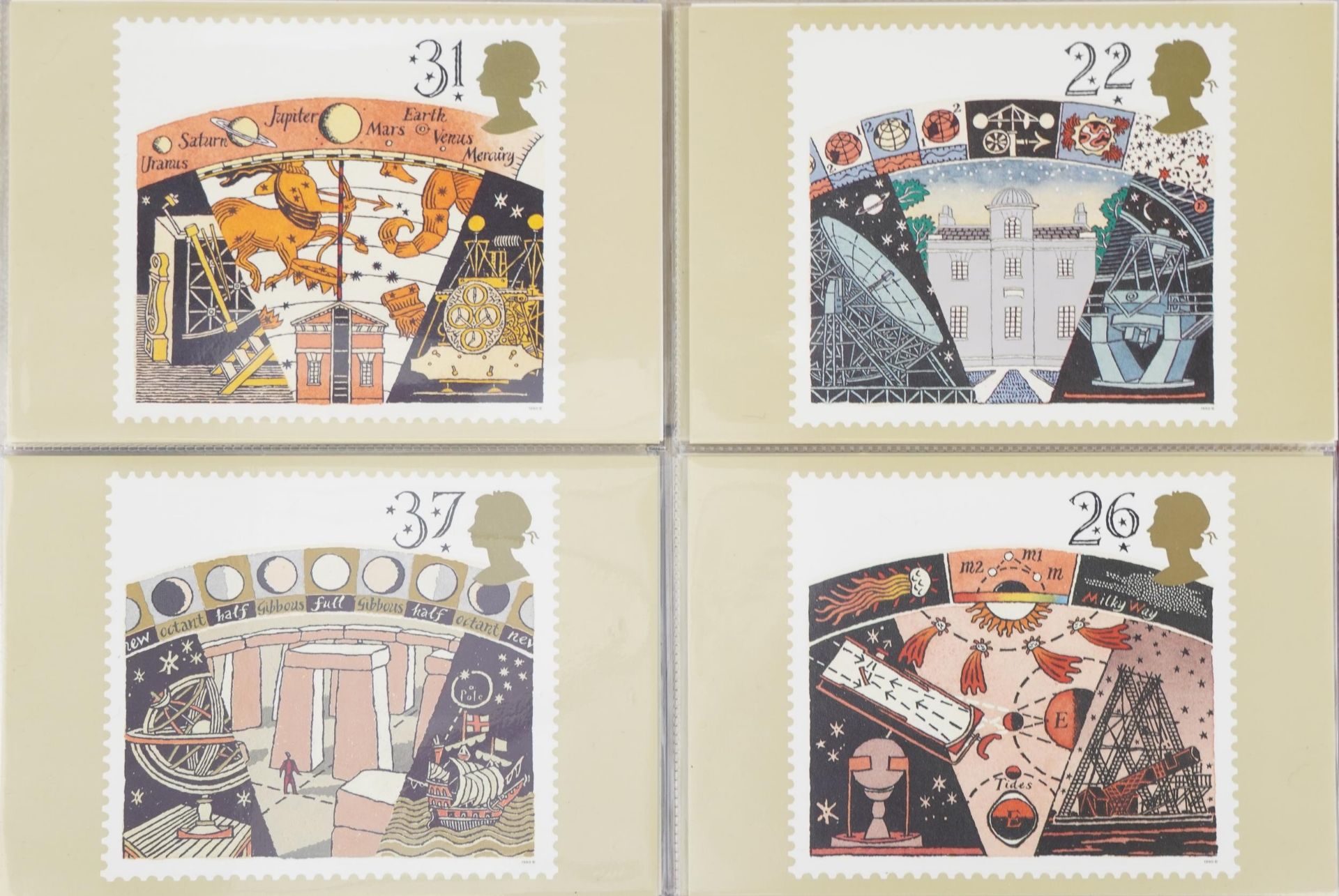 Collection of British P H Q cards arranged in four albums : For further information on this lot