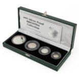 United Kingdom 1997 silver proof Britannia Collection by The Royal Mint with certificate and