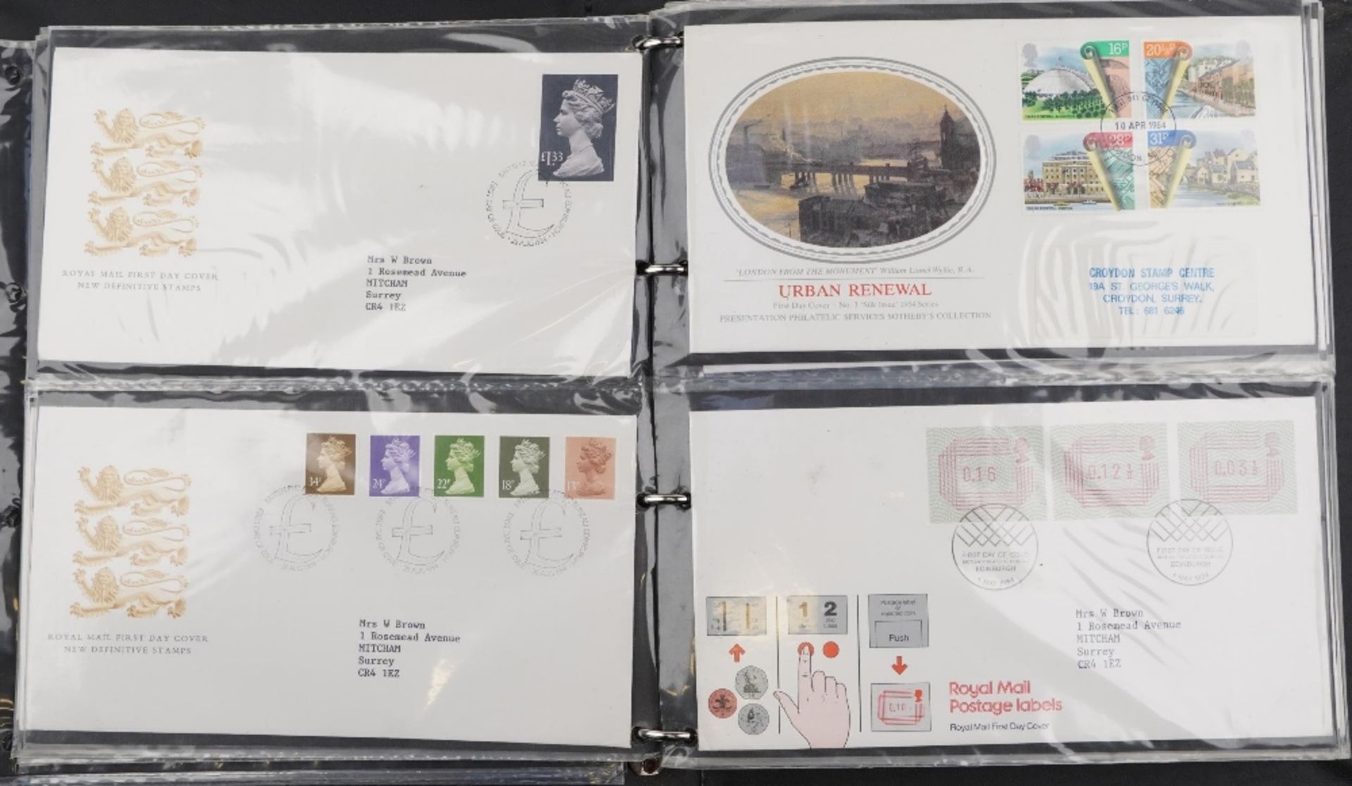Collection of Royal Mint presentation packs and first day covers arranged in two folders : For - Bild 10 aus 14