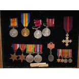 British military World War I and World War II nine medal group relating to Major Alfred Summersell
