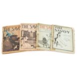 Four Victorian The Savoy Illustrated Monthly/Quarterly books edited by Arthur Symons : For further