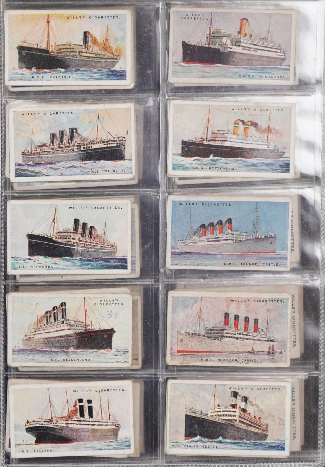 Large collection of cigarette cards arranged in four albums including Wills and Players : For - Image 5 of 7