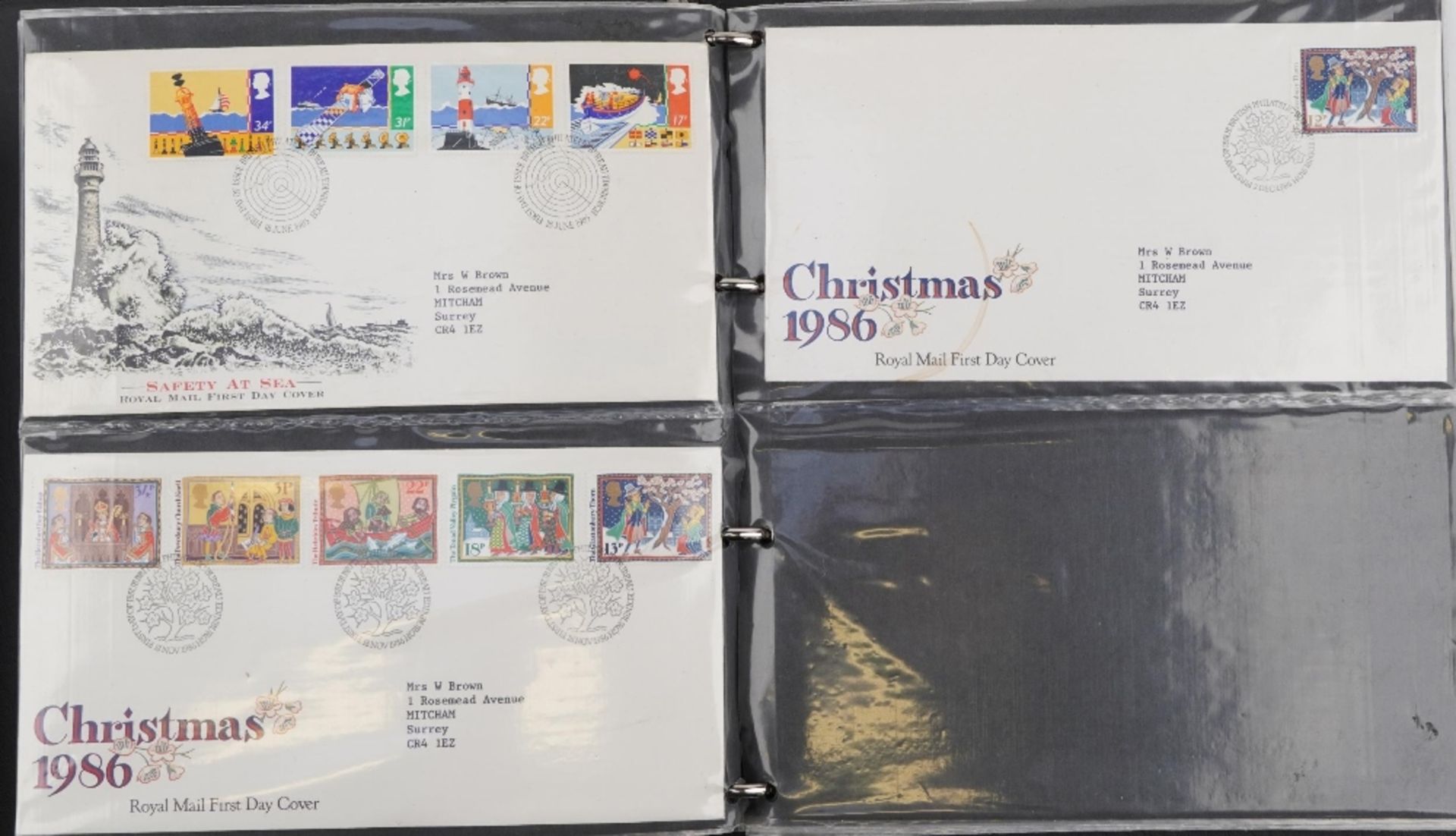 Collection of Royal Mint presentation packs and first day covers arranged in two folders : For - Bild 5 aus 14