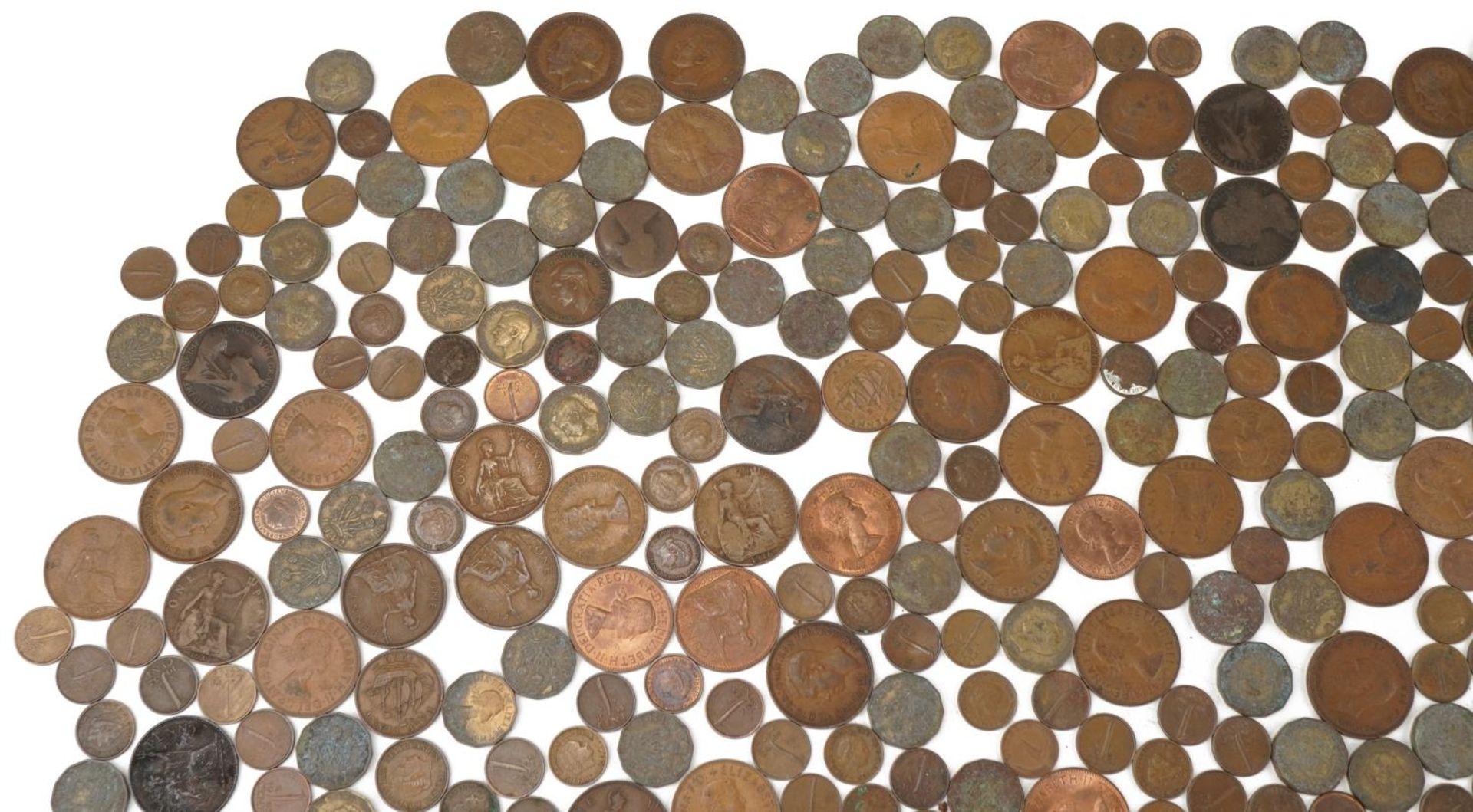 Large collection of predominantly British antique coinage : For further information on this lot - Image 2 of 7