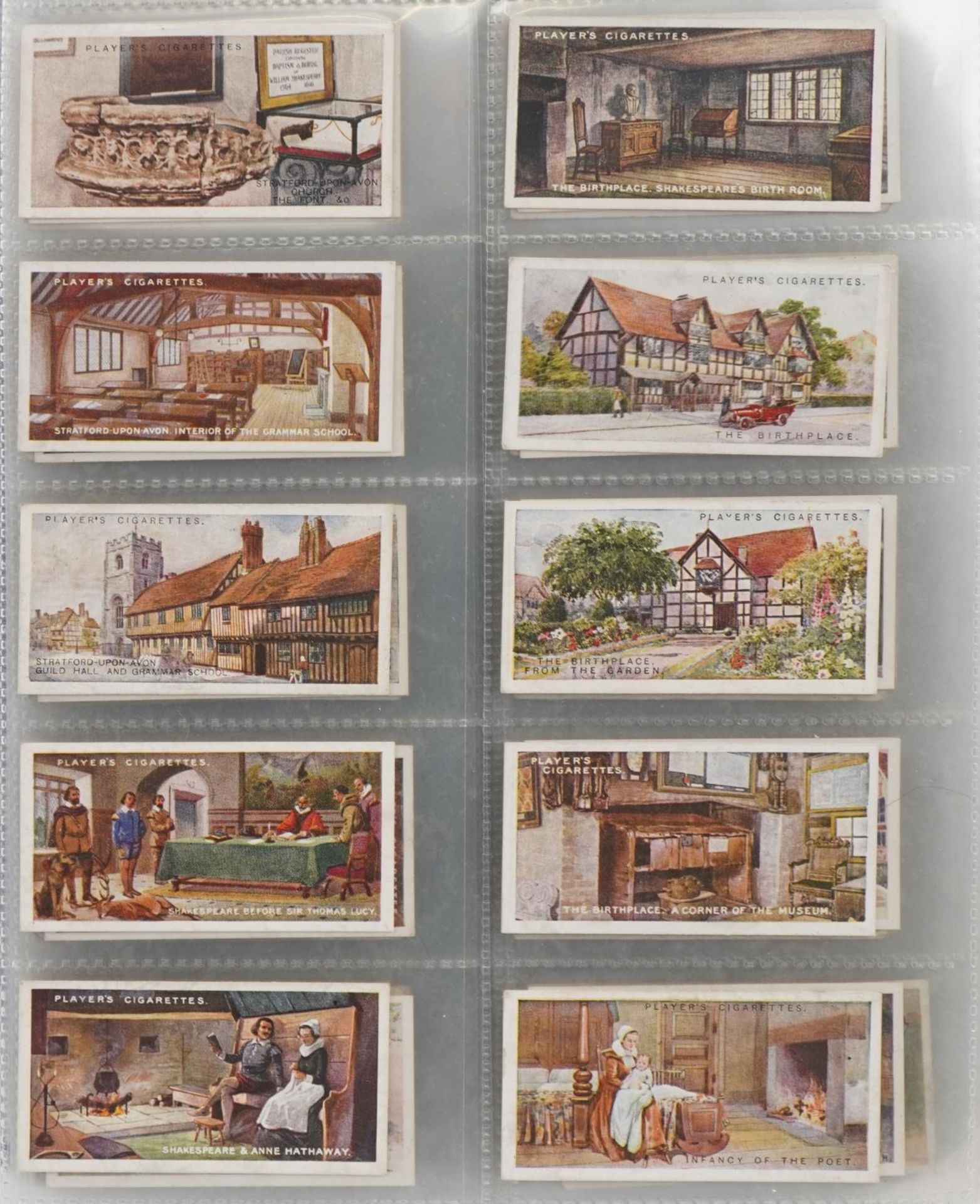 Large collection of cigarette cards arranged in four albums including Wills and Players : For - Image 4 of 7