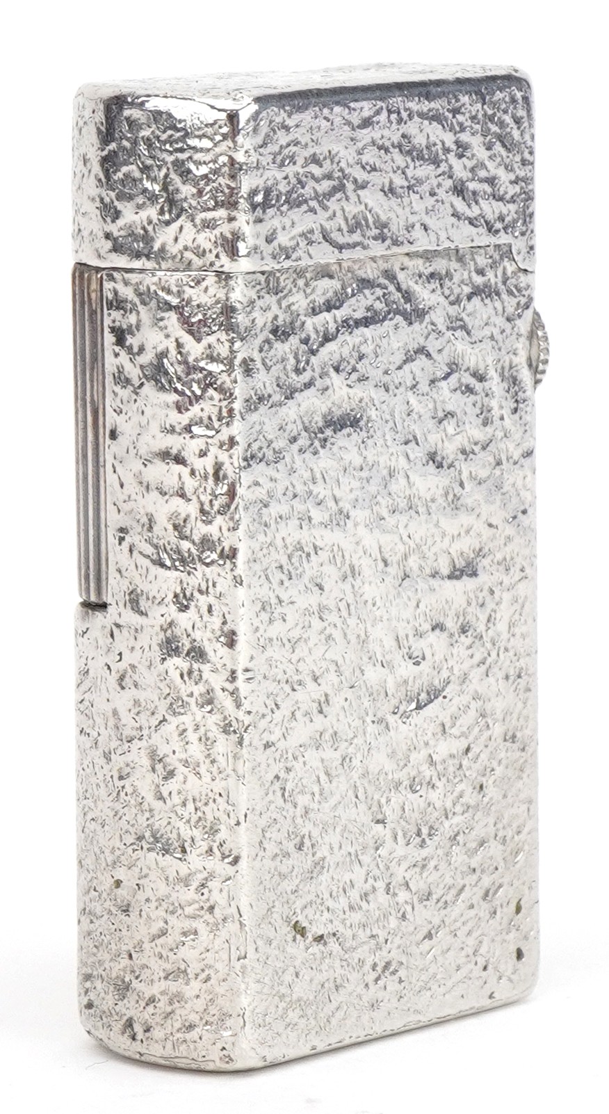 Dunhill pocket lighter, numbered J305, 6cm high : For further information on this lot please visit