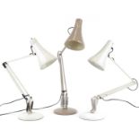 Three vintage and later Anglepoise table lamps : For further information on this lot please visit