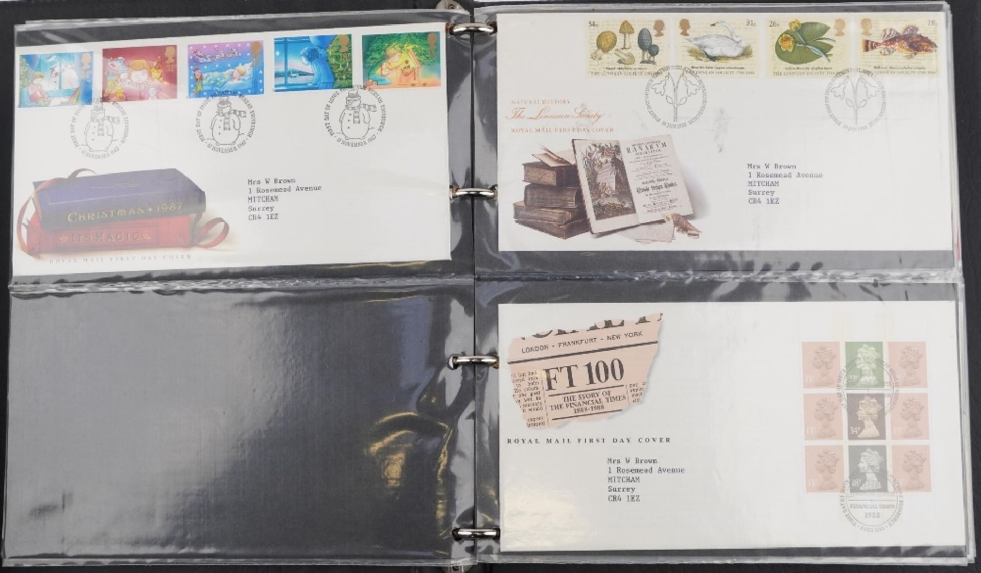 Collection of Royal Mint presentation packs and first day covers arranged in two folders : For - Bild 6 aus 14