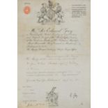 Early 20th century passport for John McNeil, Mr John McNeil, a British subject travelling to Russia,