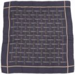 Chanel, ladies silk monogrammed scarf, 45cm x 42cm : For further information on this lot please