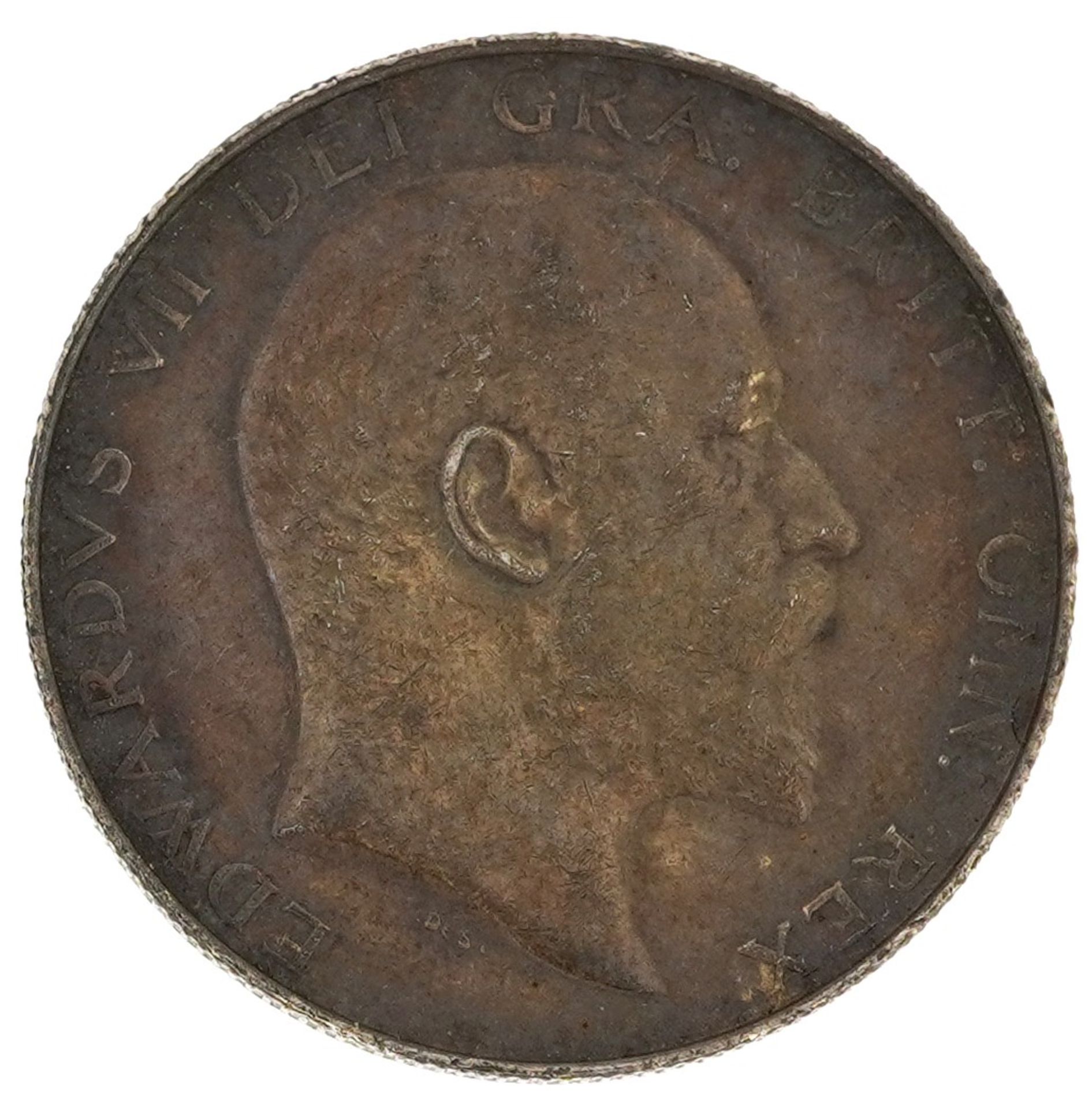 Edward VII 1902 silver half crown : For further information on this lot please visit - Image 2 of 2