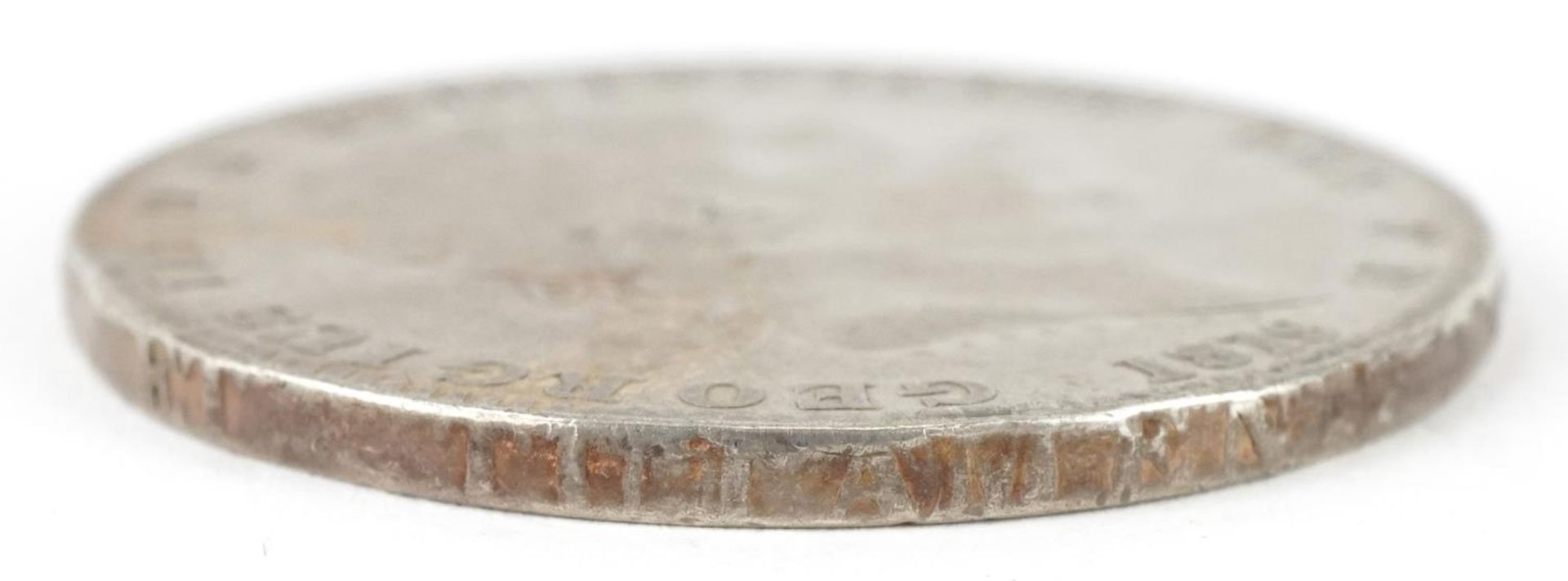 George III 1819 silver crown : For further information on this lot please visit Eastbourneauction. - Image 3 of 3