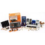 Vintage and later jewellery, wristwatches and objects including smoking pipes, Binatone TV game with