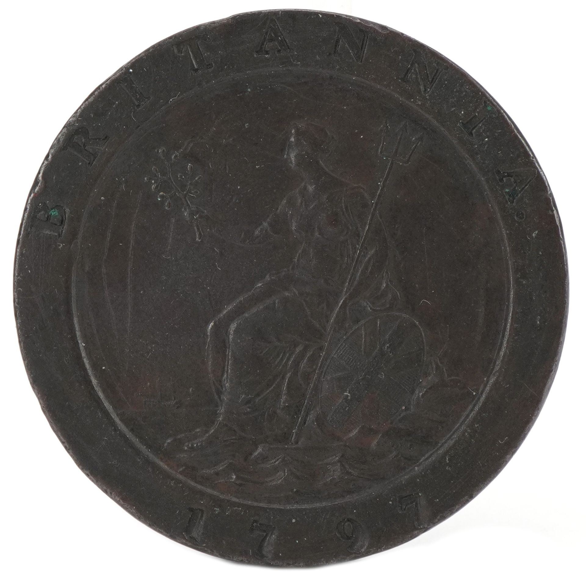 George III 1797 copper Cartwheel penny : For further information on this lot please visit