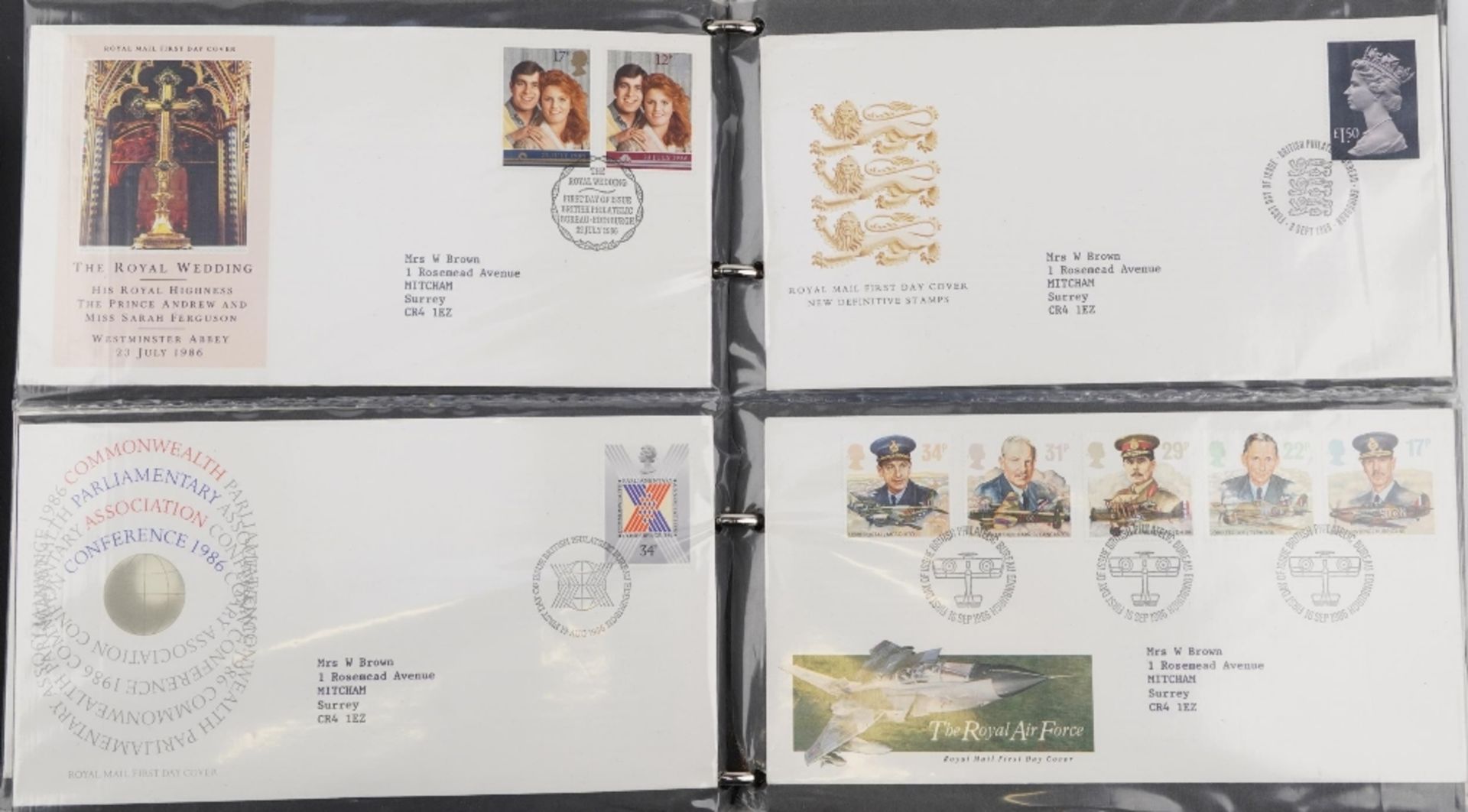 Collection of Royal Mint presentation packs and first day covers arranged in two folders : For - Bild 4 aus 14