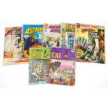 Vintage magazines including The Adventures of Fat Freddy's Cat and Wonder Woman : For further