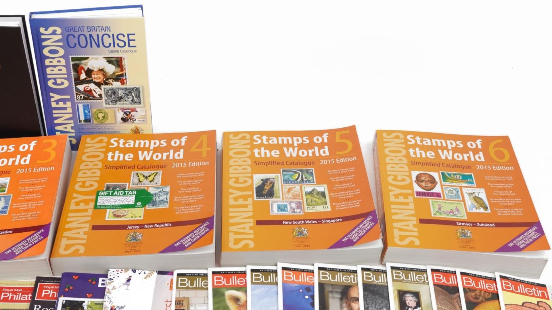 Stamp collecting guides and magazines including Stanley Gibbons 2015 Stamps of the World 1-6 : For - Bild 3 aus 5