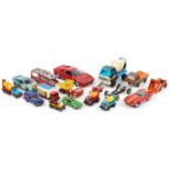 Vintage and later vehicles, some diecast, including Tri-ang and Polistil : For further information