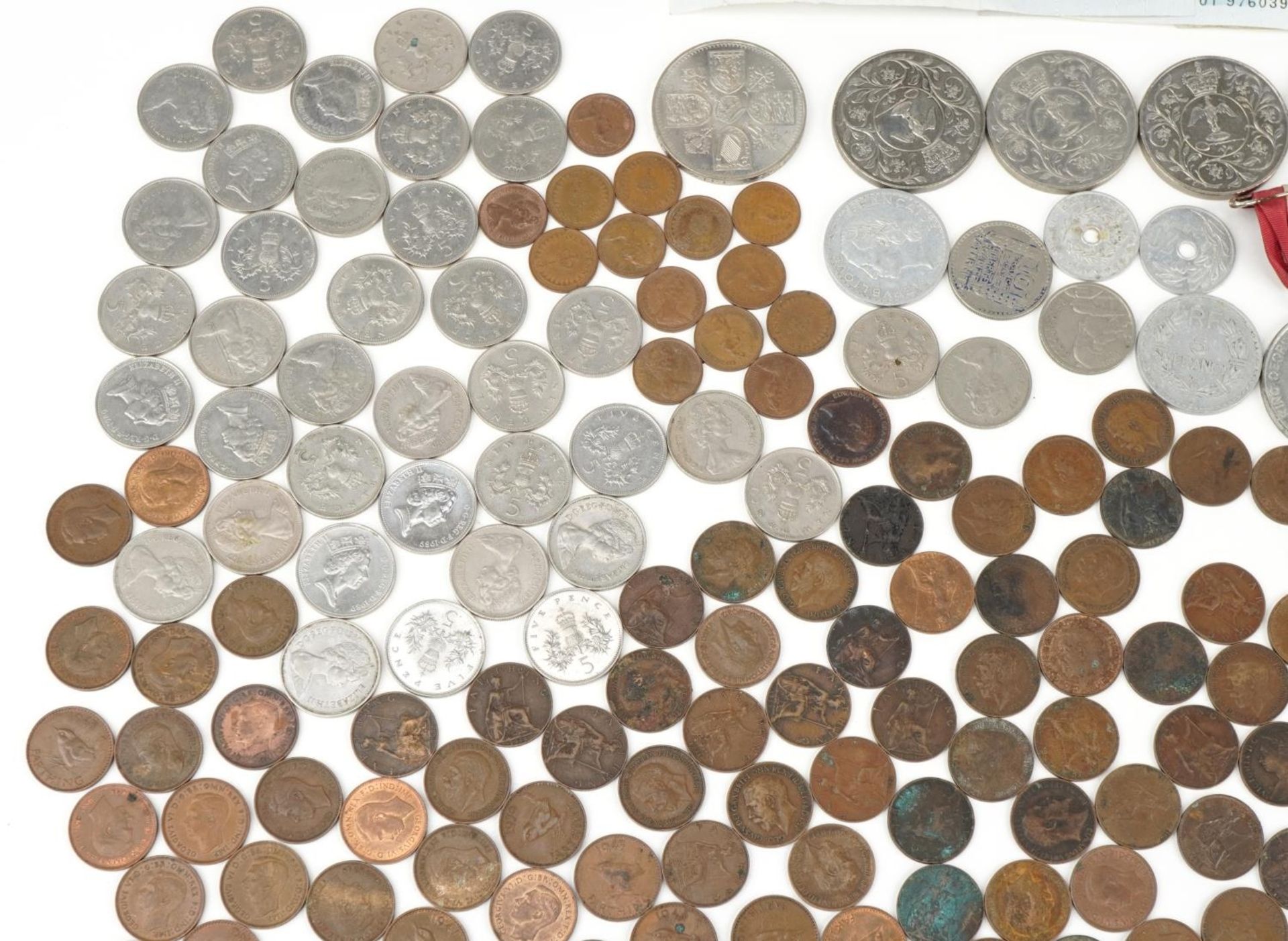 Antique and later British and world coinage and banknotes, some silver, including 1935 Rocking Horse - Image 4 of 7