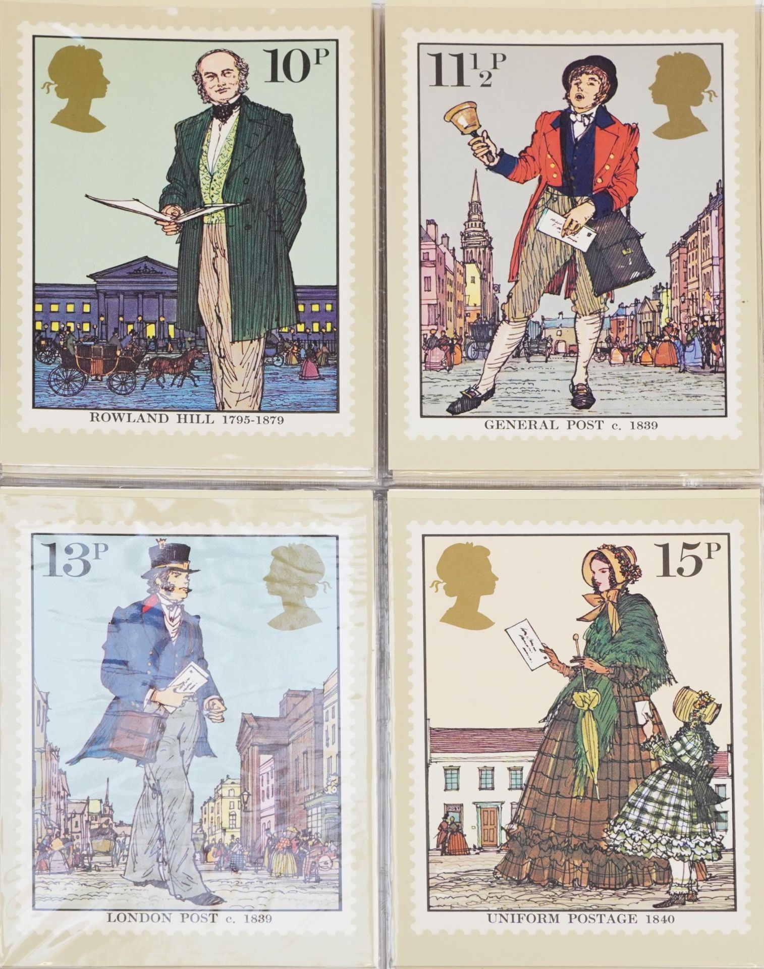 Collection of British P H Q cards arranged in four albums : For further information on this lot - Image 10 of 16