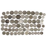 British pre decimal, pre 1947 coinage including shillings, 230g : For further information on this