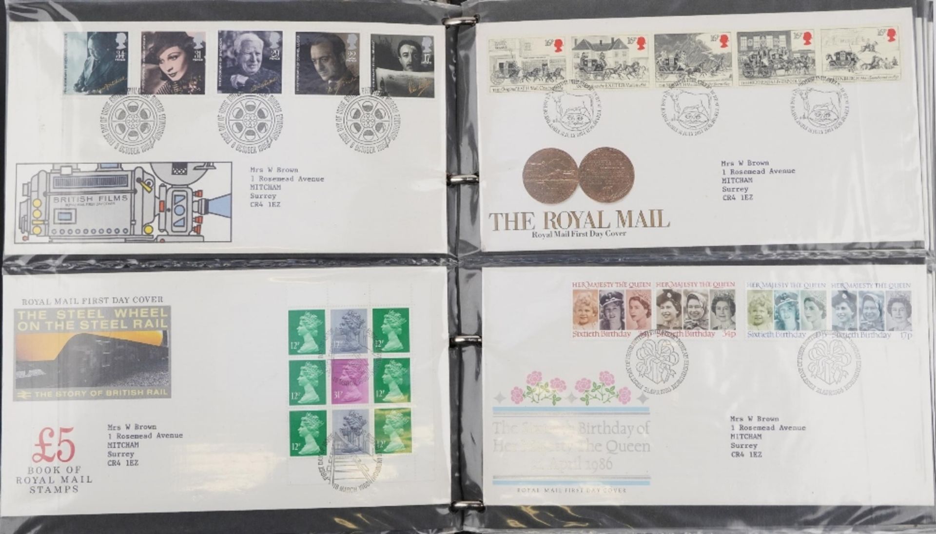 Collection of Royal Mint presentation packs and first day covers arranged in two folders : For - Bild 2 aus 14