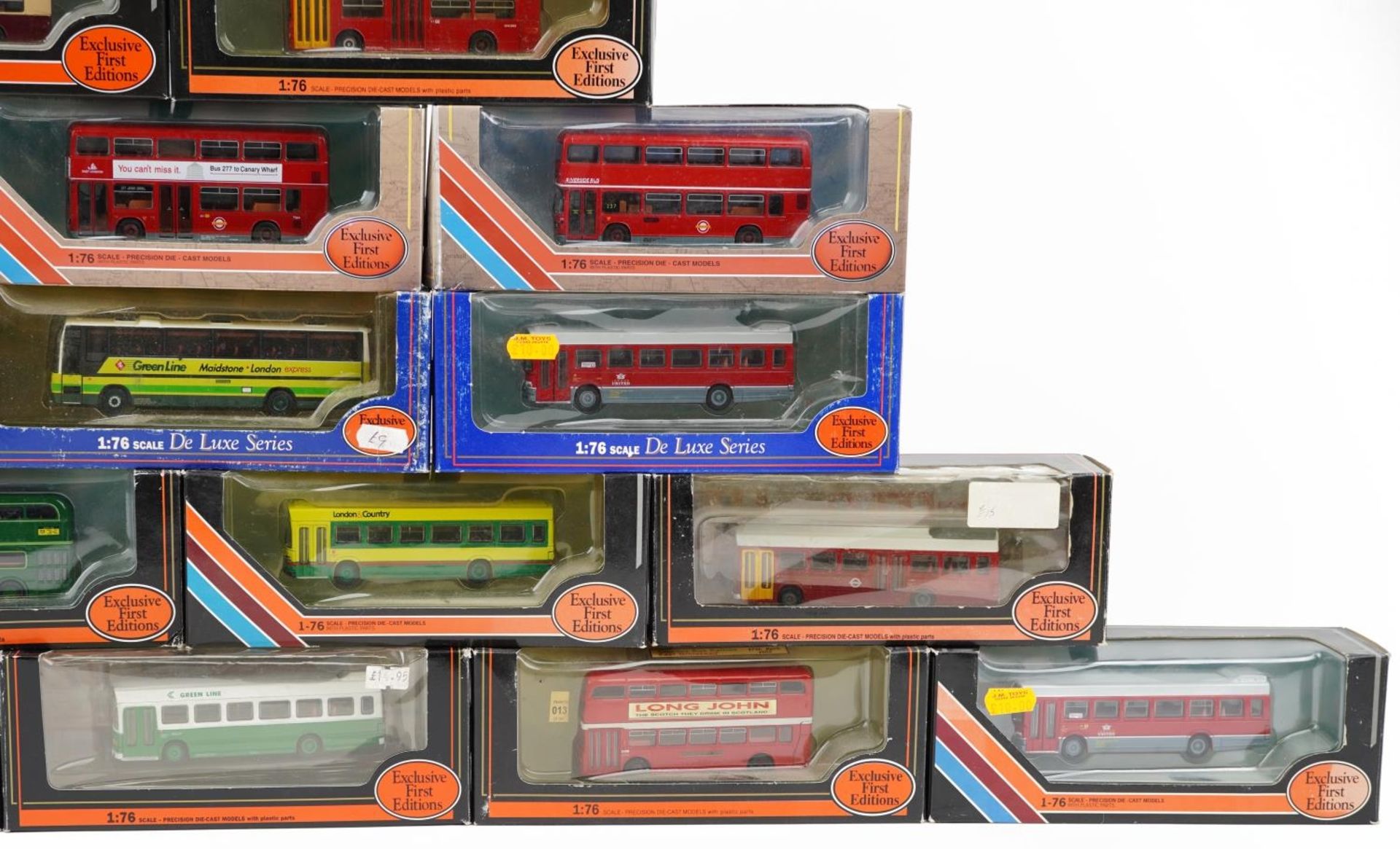 Eighteen Exclusive First Editions 1:76 scale diecast model buses with boxes : For further - Image 4 of 4