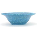 Pilkington's Royal Lancastrian bowl having a mottled blue glaze, initials E T R and numbered 170