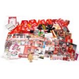 Large collection of Liverpool Football Club memorabilia including a Steiff You'll Never Walk Alone