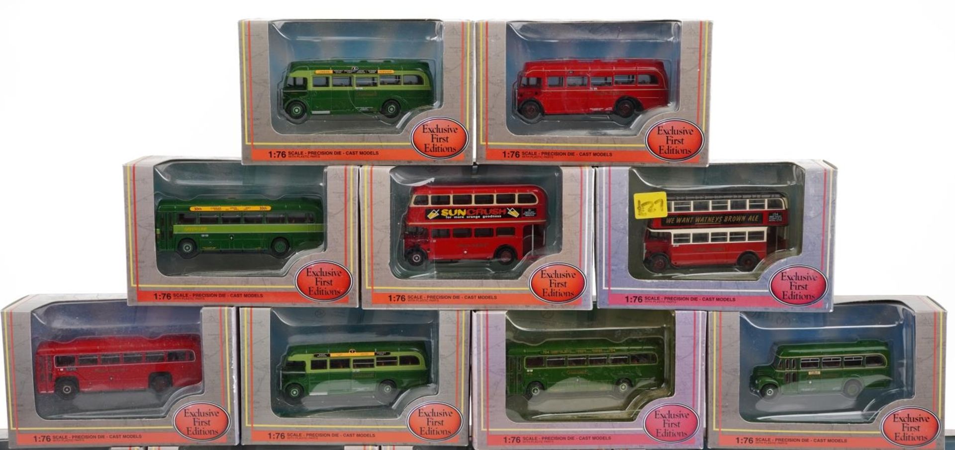 Twenty Exclusive First Editions 1:76 scale diecast model buses with boxes : For further - Bild 2 aus 4