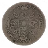 Charles II 1673 silver half crown : For further information on this lot please visit