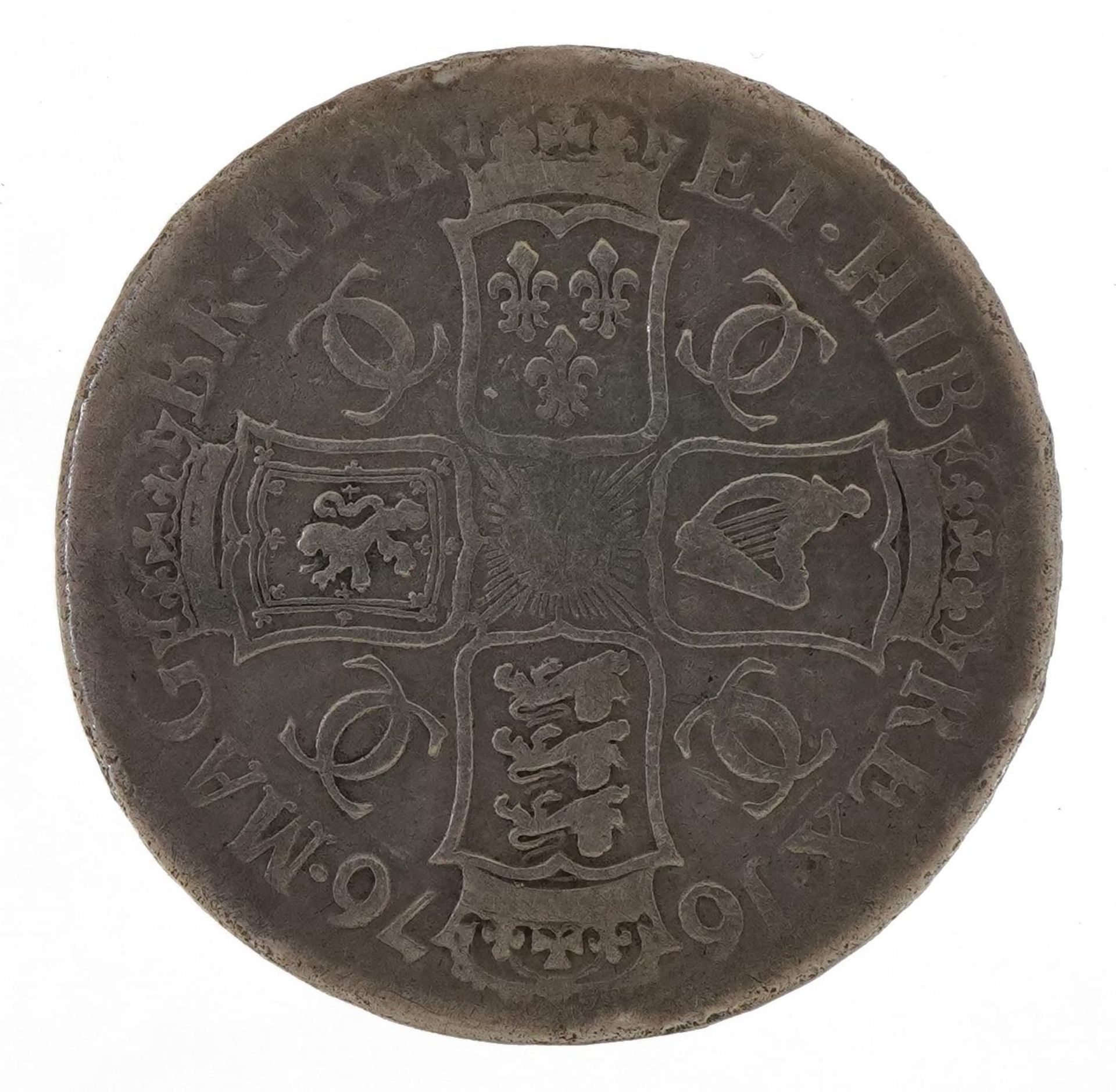 Charles II 1676 silver crown : For further information on this lot please visit Eastbourneauction.
