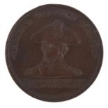 Horatio Viscount Nelson bronze medal commemorating Nelson's flagship : For further information on