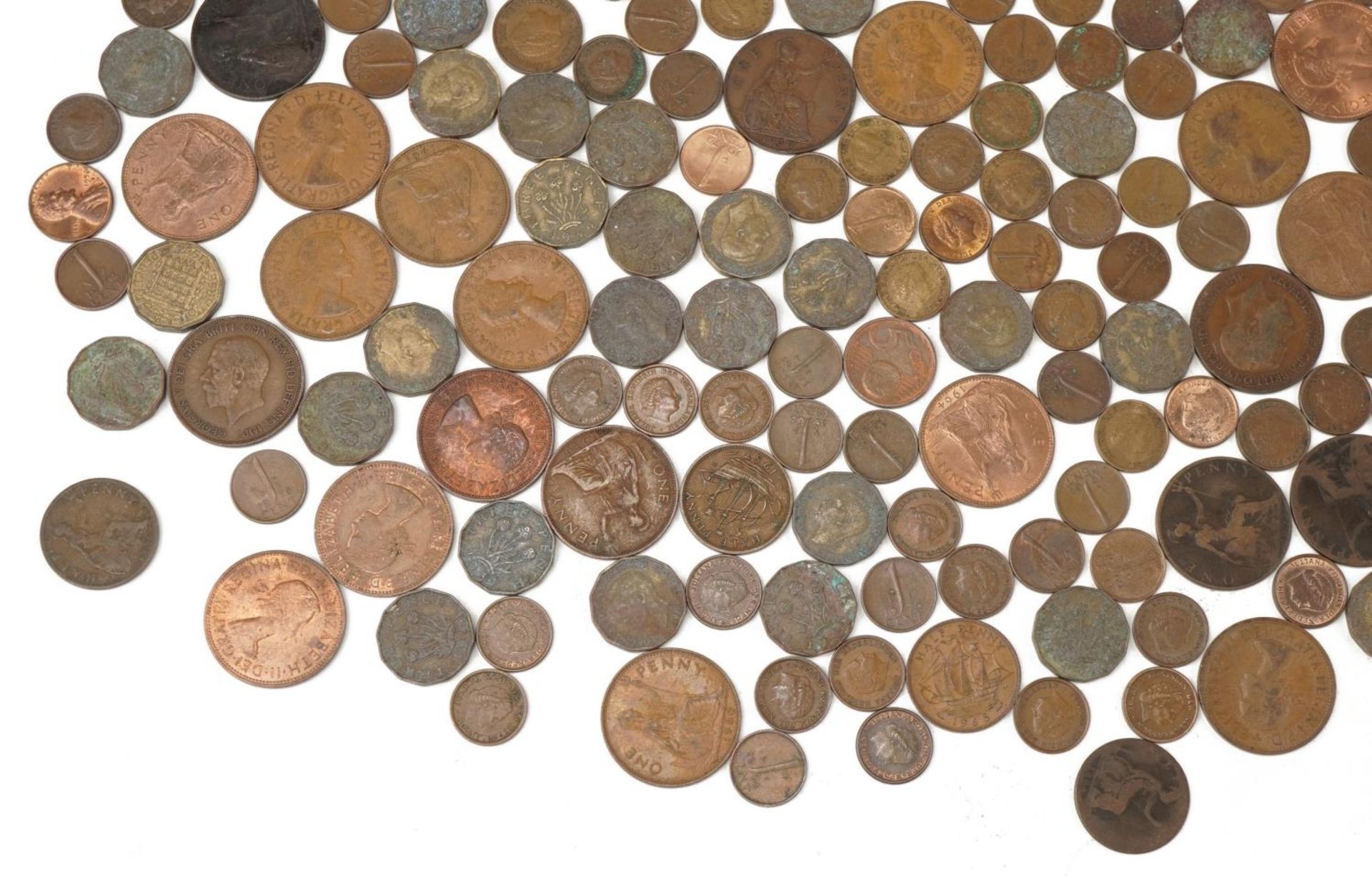 Large collection of predominantly British antique coinage : For further information on this lot - Image 6 of 7