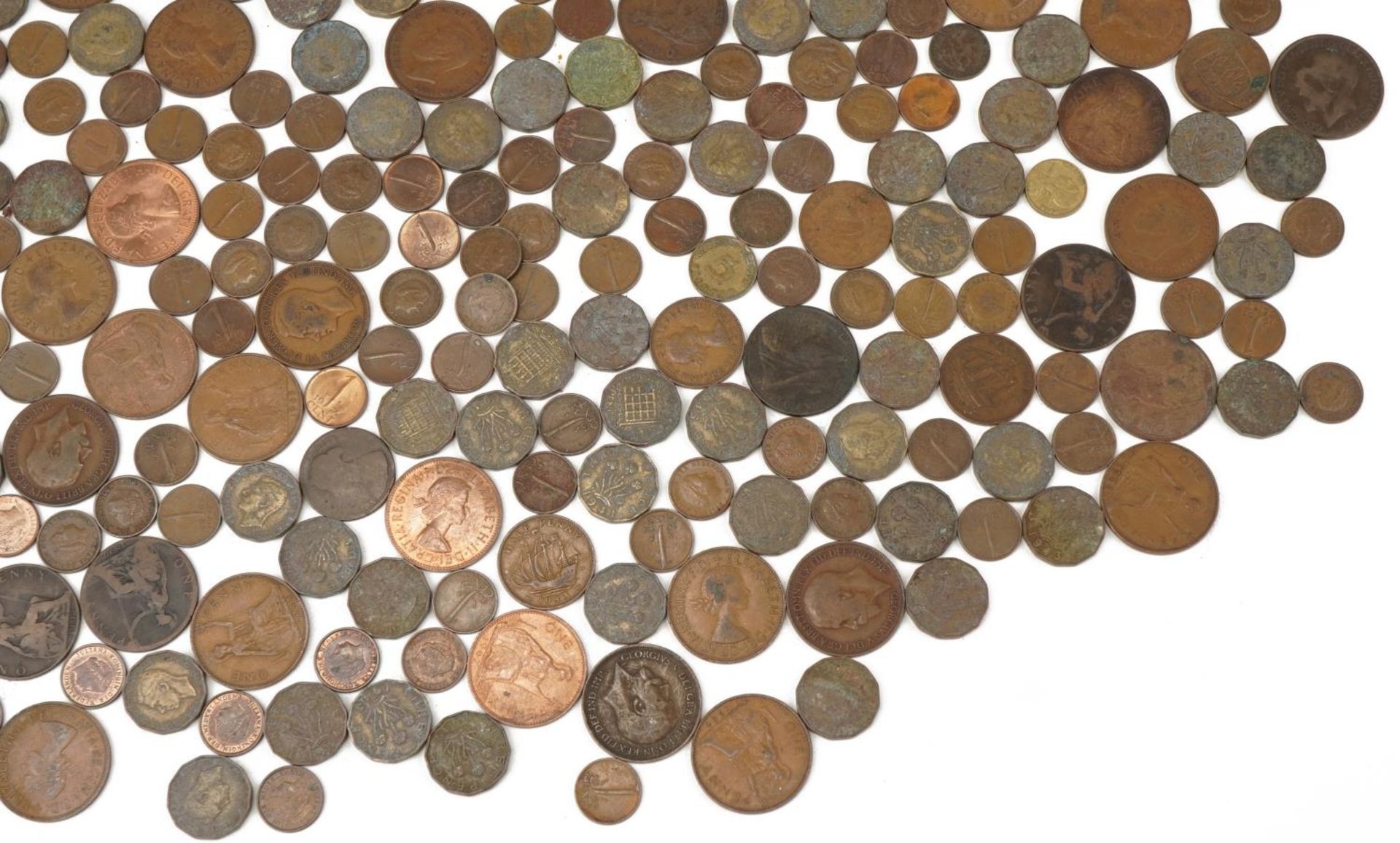 Large collection of predominantly British antique coinage : For further information on this lot - Image 7 of 7