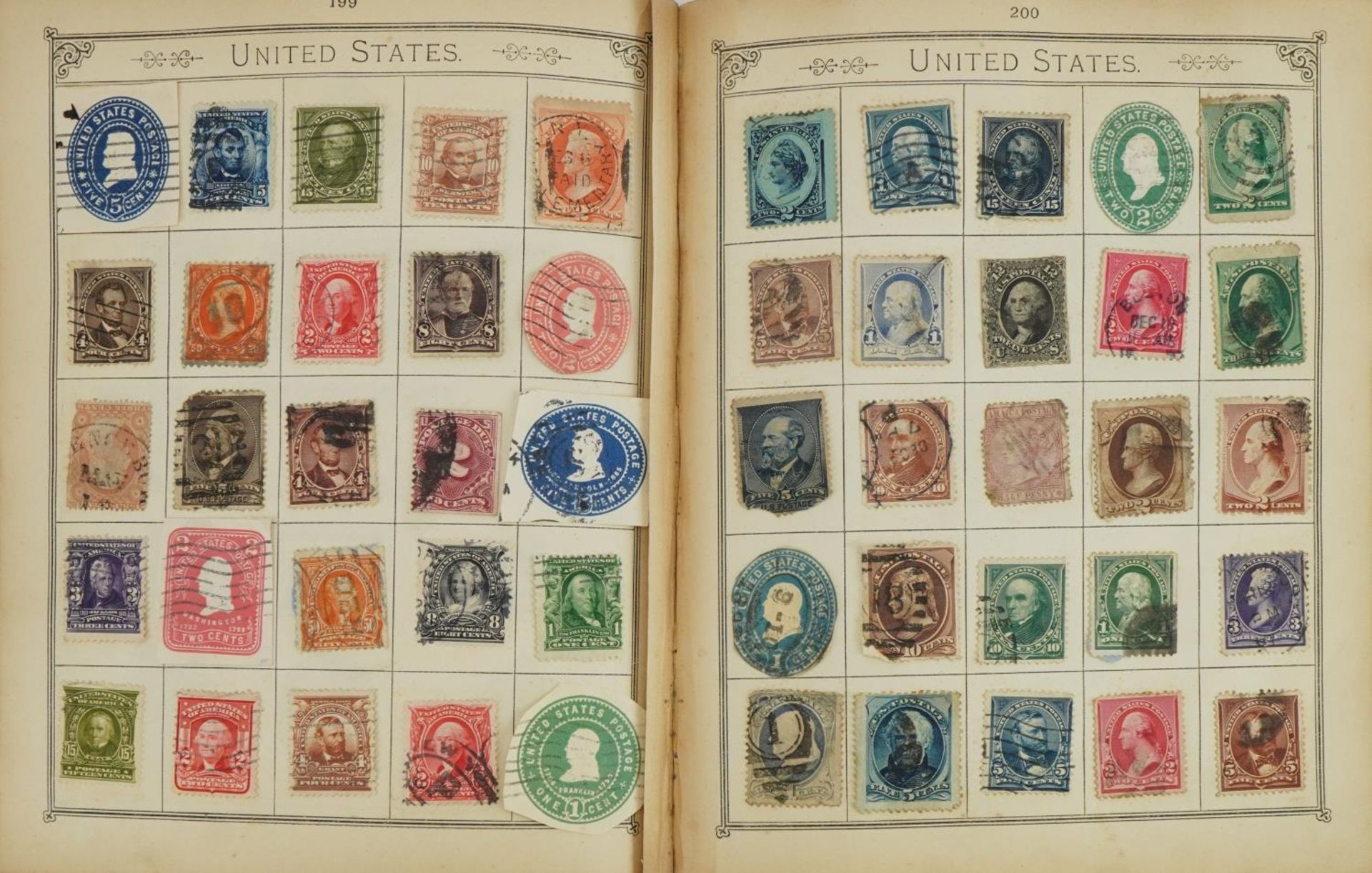Antique and later Commonwealth and world stamps arranged in an album including Penny Reds : For - Bild 5 aus 8
