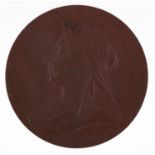Queen Victoria bronze coronation medal, 5.5cm in diameter : For further information on this lot
