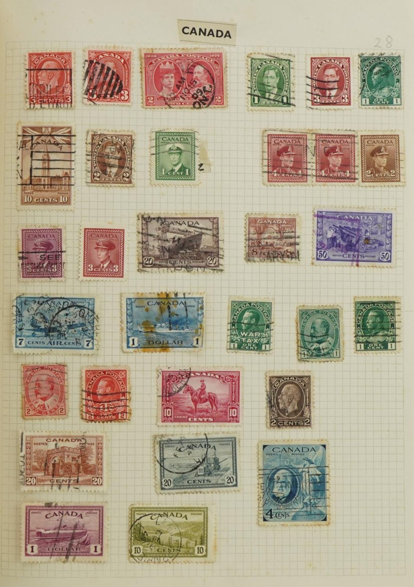 Collection of world stamps arranged in an Albion album : For further information on this lot - Bild 2 aus 5