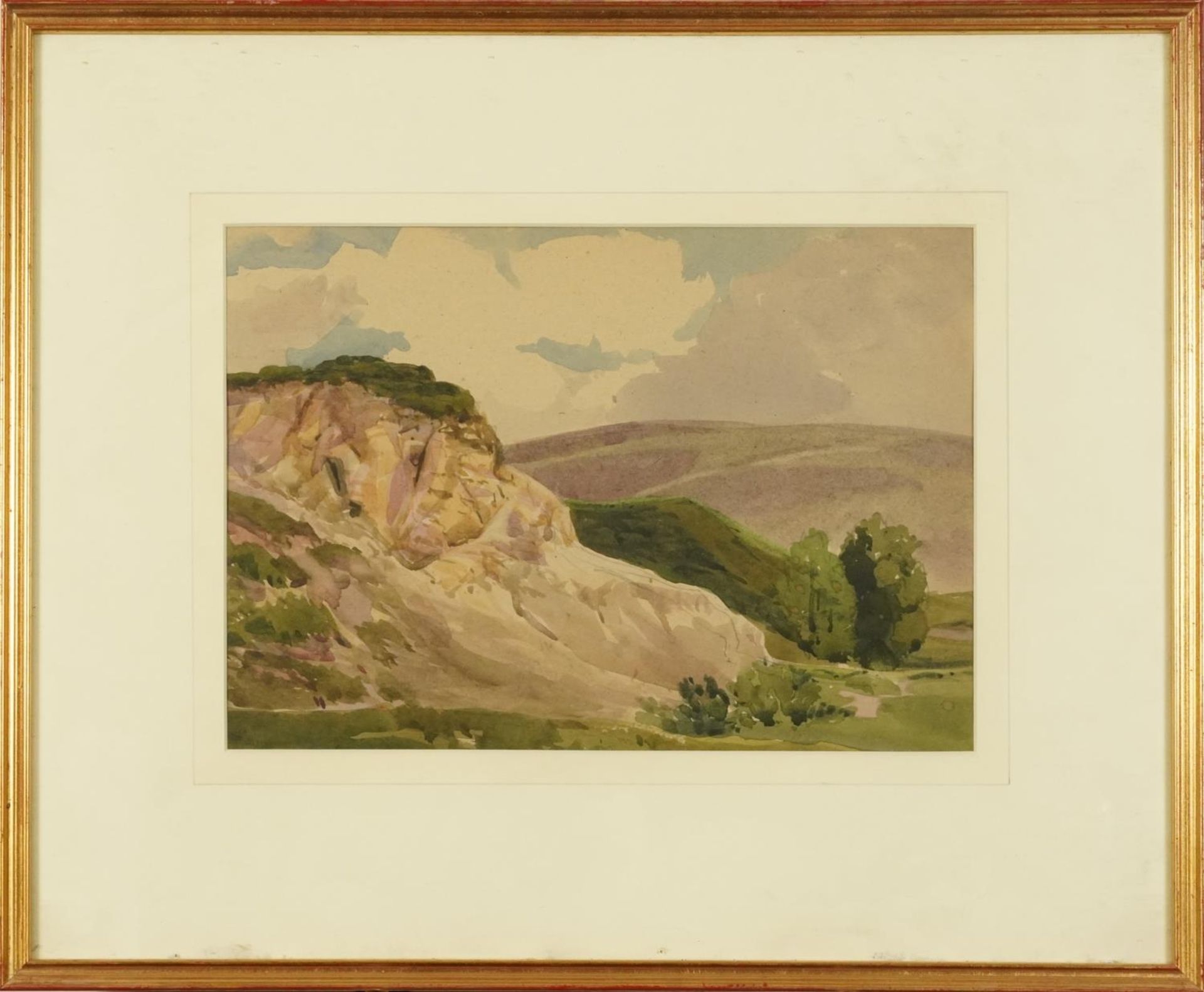 Walter Robert Stewart Acton - Mountainous landscape and panoramic landscape before water, pair of - Bild 6 aus 8
