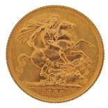 Elizabeth II 1963 gold sovereign - this lot is sold without buyer’s premium : For further