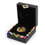 2013 South Africa Nelson Mandela one ounce 24ct gold coin with fitted case, certificate of