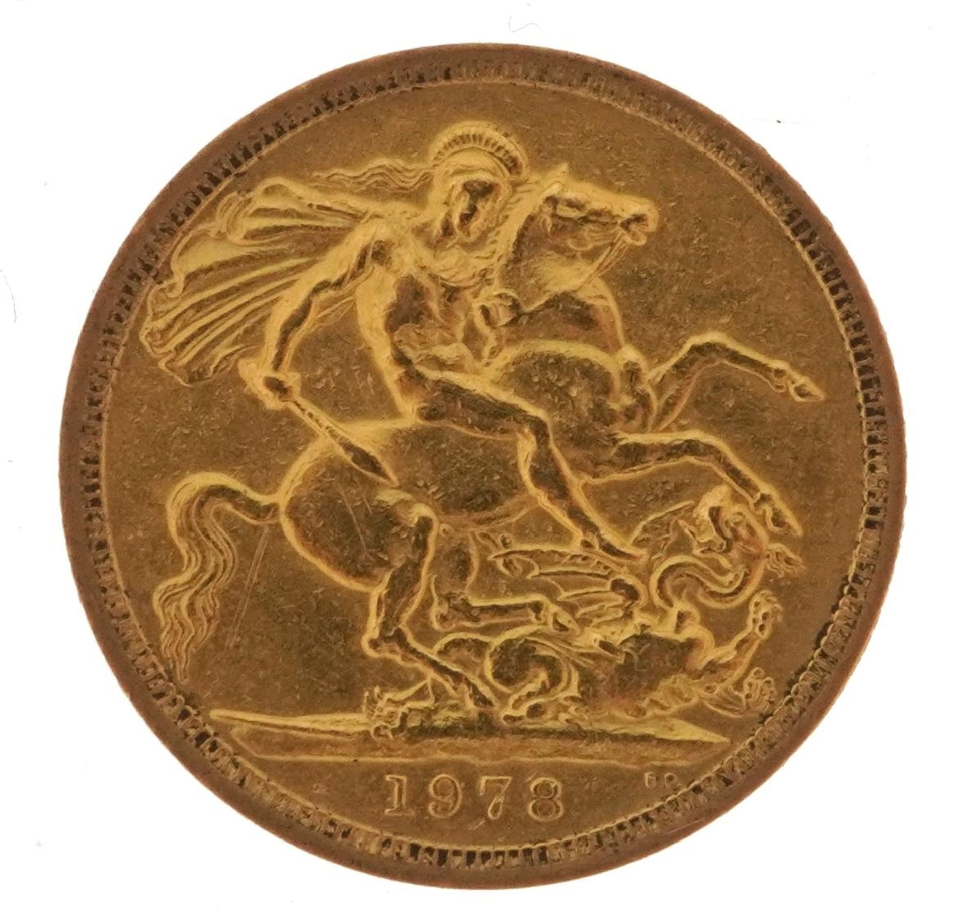 Elizabeth II 1978 gold sovereign - this lot is sold without buyer’s premium : For further