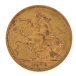 Victoria Young Head 1873 gold sovereign, Sydney mint - this lot is sold without buyer’s premium :