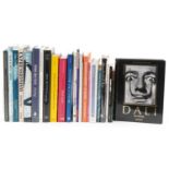 Collection of modern art and related books including Dali, The Paintings, Drawing from the Modern,