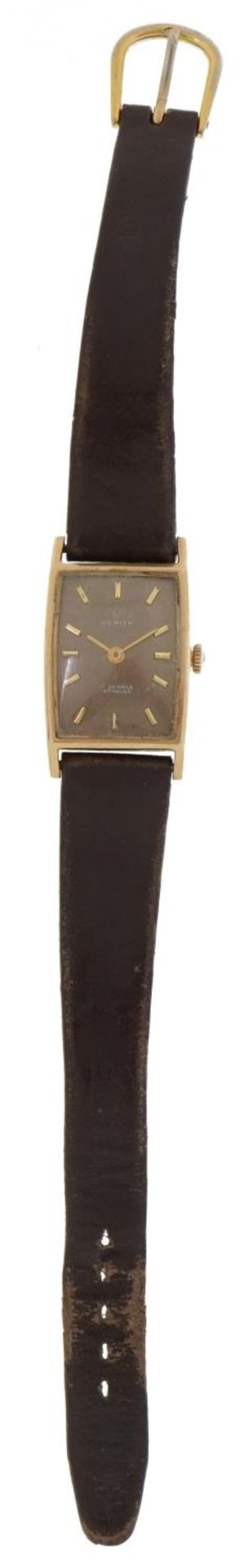 Verity, ladies 9ct gold dress watch, the case numbered 04855, 19mm wide, total 16.1g - Bild 2 aus 6