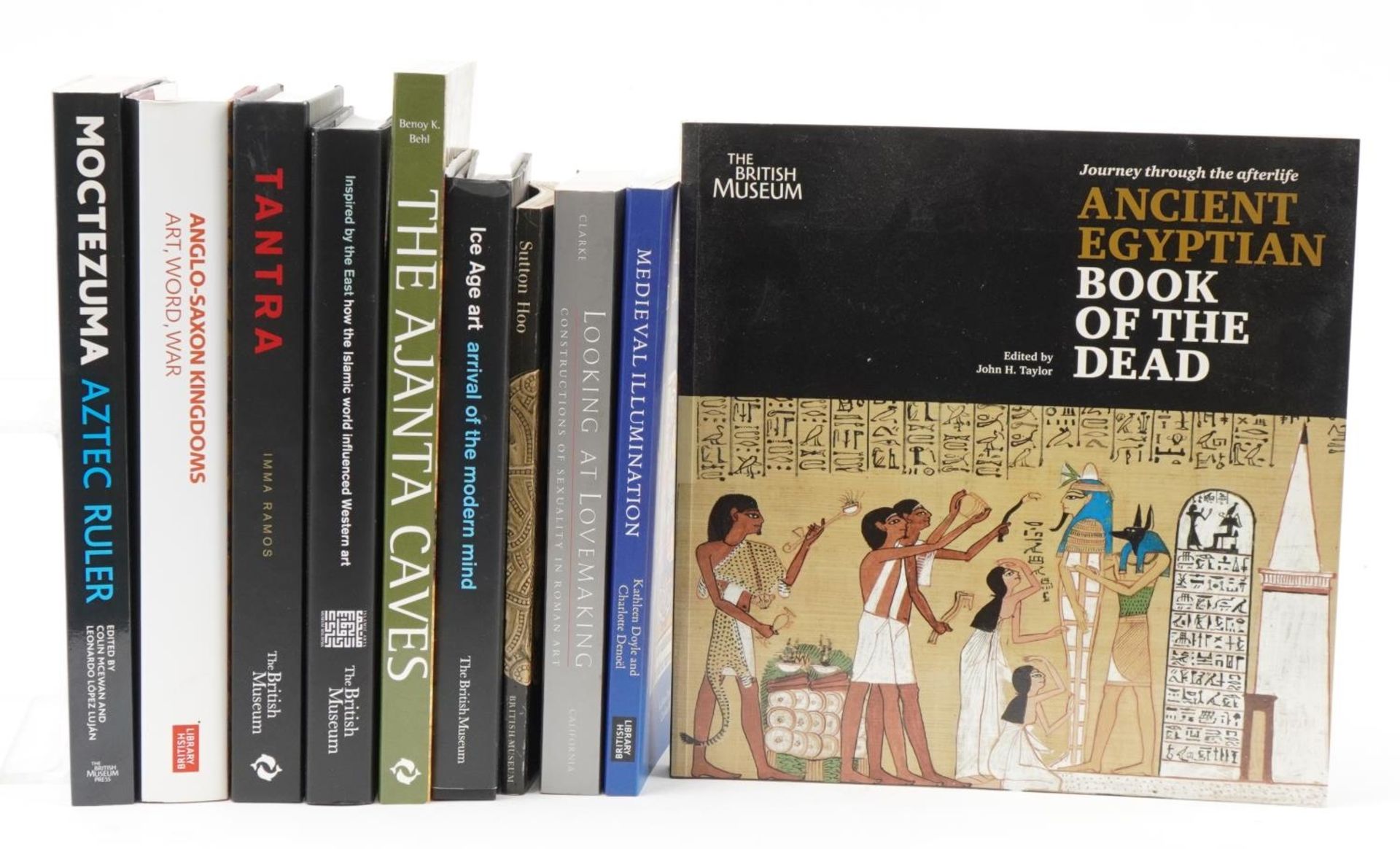 Collection of ancient history and related books including Journey Through the Afterlife, Ancient