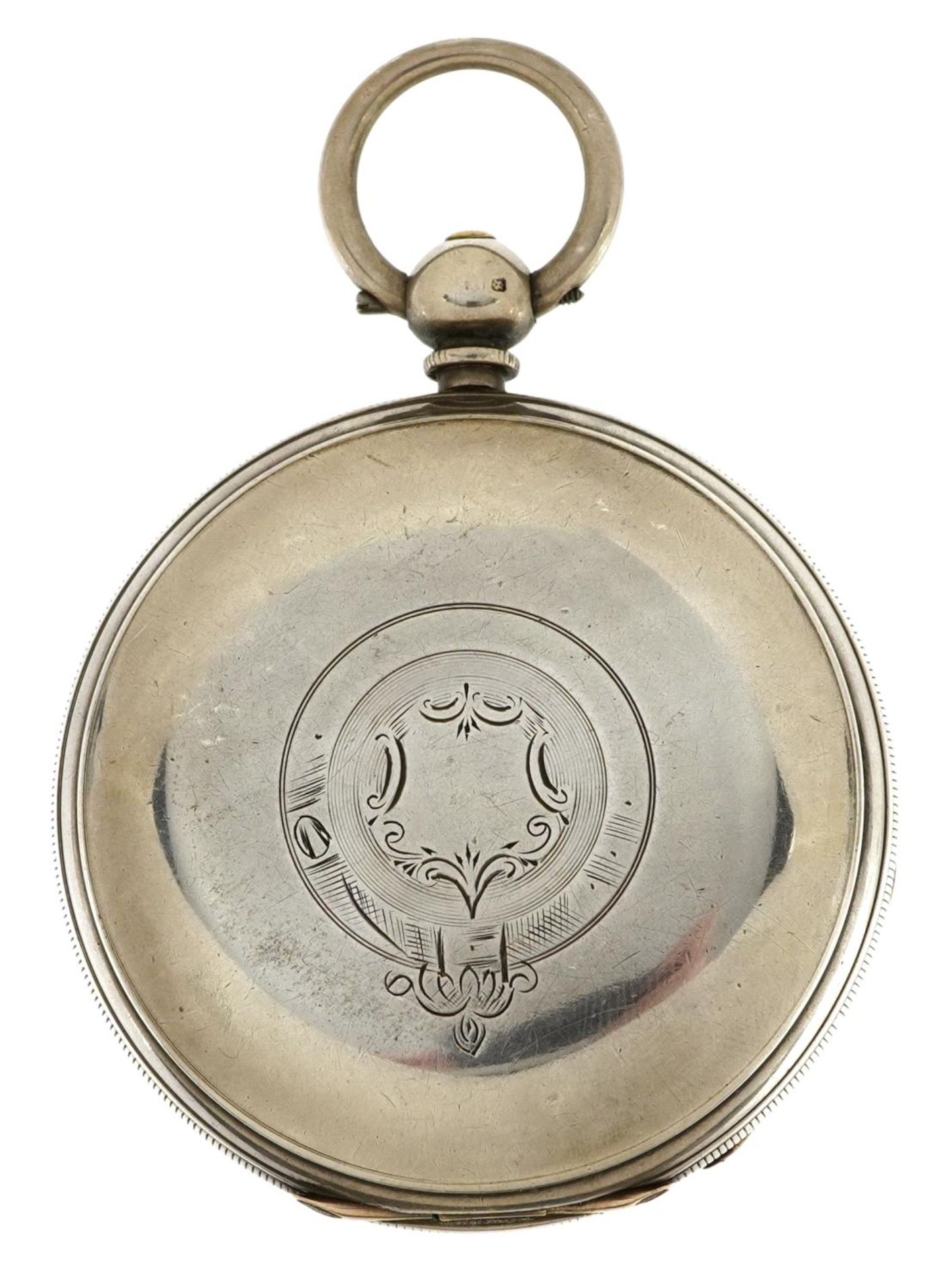 Thomas Howard, gentlemen's Victorian silver full hunter pocket watch with enamelled dial, the - Bild 2 aus 6